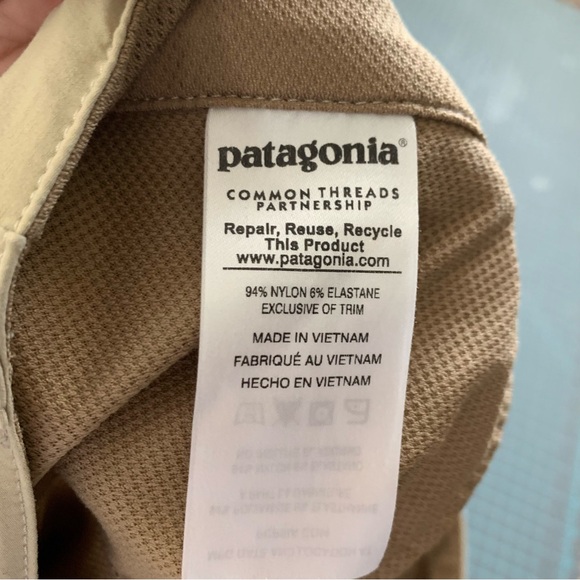 Patagonia Quandary Roll Up Hiking Pants size 8 Adjustable Waist Lightweight - Picture 11 of 15